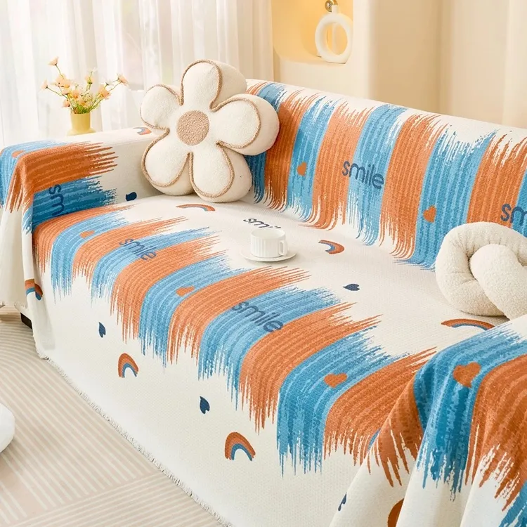 沙发垫沙发套盖布轻奢简约防滑防猫沙发毯靠背巾全盖