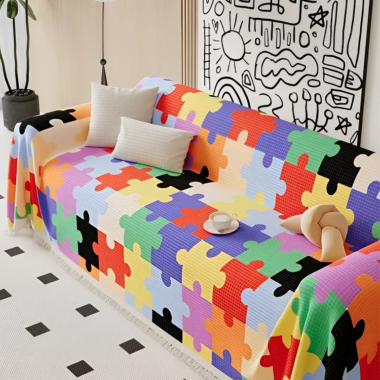 沙发垫ins高级盖布巾套罩感防滑轻奢四季新款通用2024布沙发巾