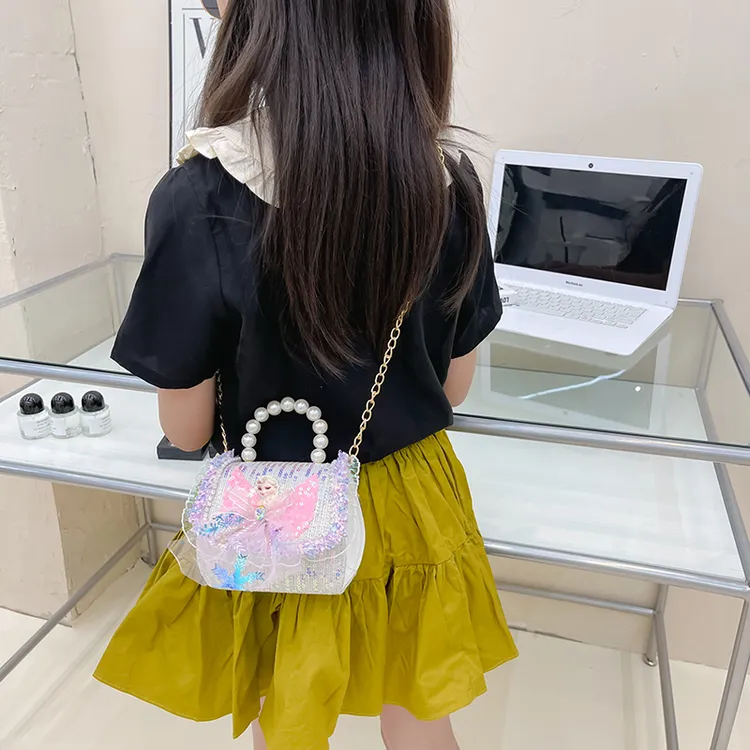 2023新款公主包女童斜跨单肩包迷你零钱包可爱小包女童礼物玩具