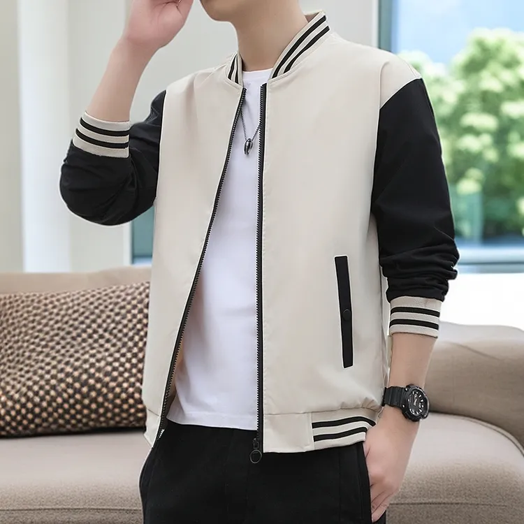 夹克青年休闲外套男士百搭宽松潮流帅气2024爆款新款高档上衣外衣