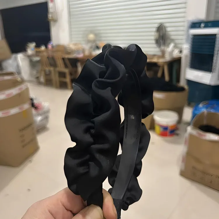 发饰秋冬法式小众韩版缎面黑色百搭发箍发带头箍爆款网红压发发箍