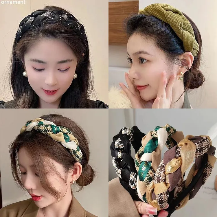 方圆脸适合发箍压发卡发捆头饰发夹网红发饰发箍女宽边女生百搭