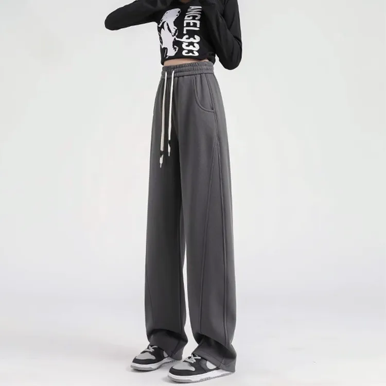 大码香蕉裤女款爆款2024新款春秋夏季通勤直筒卫裤梧桐阔腿裤子女