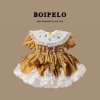 【蝴蝶飞飞】原创跨境西班牙洛丽塔公主裙宝宝周岁生日蓬蓬裙