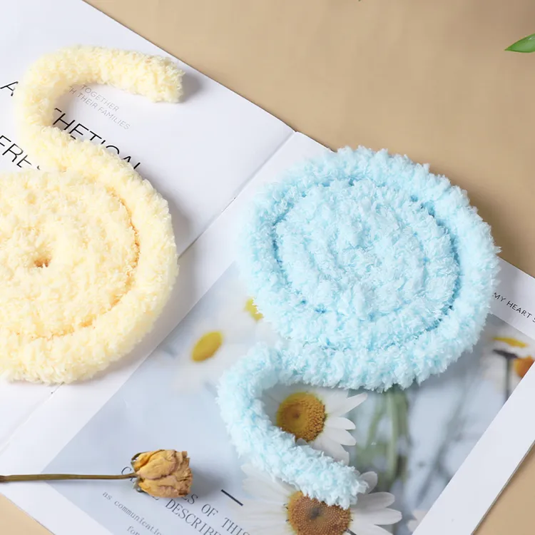 珊瑚绒扭扭棒超粗加密玩偶材料包15mm毛根毛条diy毛绒小狗