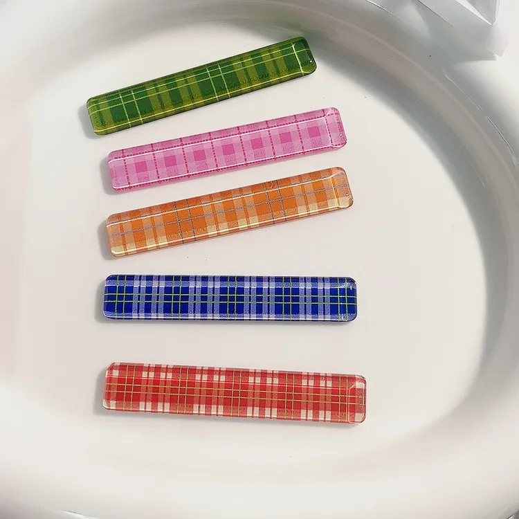 韩系加厚系列长条爱心合集发夹配件