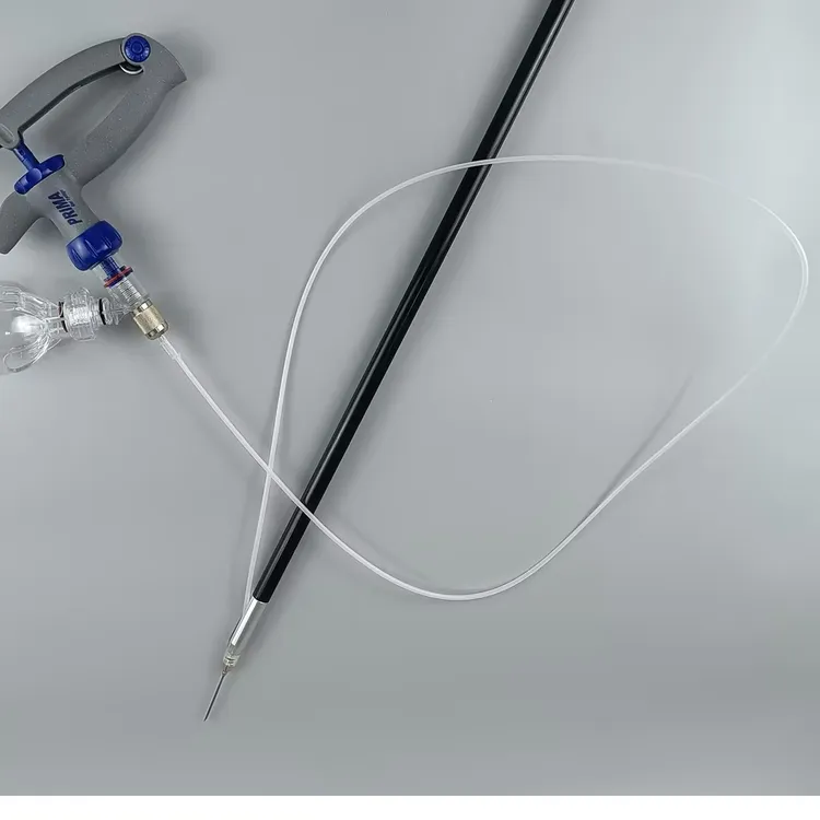 兽用扎针器持针杆长距离大剂量注射延长杆鲁尔养猪畜牧工具