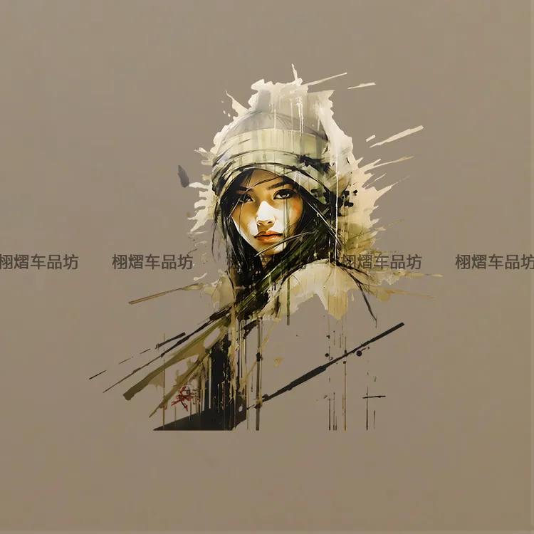 适用汽车贴纸创意个性车身玻璃划痕遮挡行李箱装饰贴图案防水人物