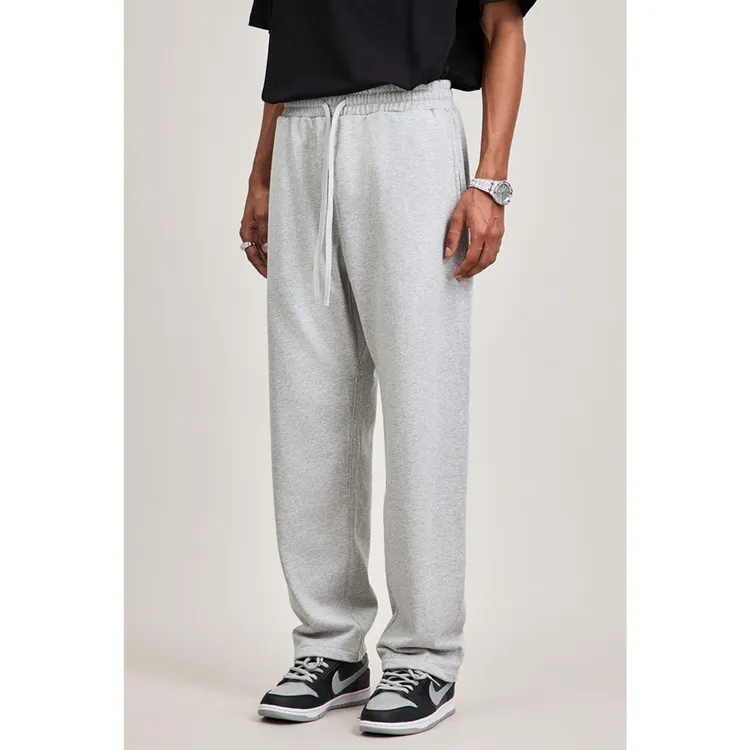 Streetstyle美式445G重磅抽绳直筒卫裤男长裤宽松运动灰色卫裤男
