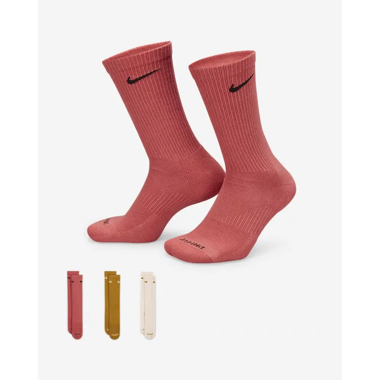 NIKE/耐克正品现货男女三双装高帮经典篮球毛巾底运动袜水手袜