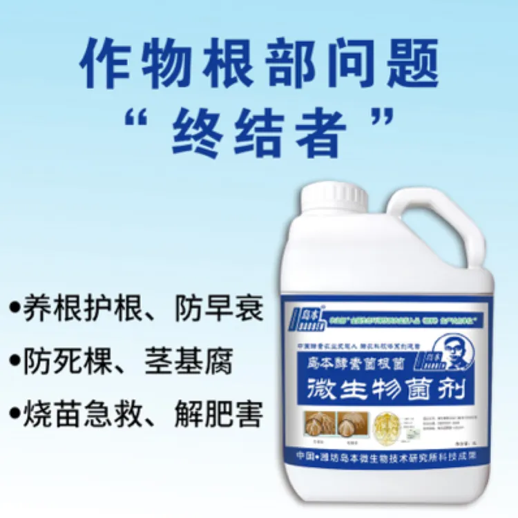 岛本氨基酸农用菌根菌后冲施缓苗生根疏松土壤抗根腐等土壤病害