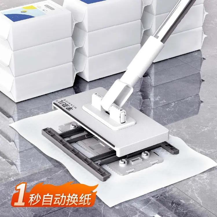 洗脸巾拖把拖布免手洗懒人拖地神器干湿两用大号家用自动夹布拖把