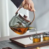 圣裔堂日式木盖壶900ml耐热蒸煮一体壶煮茶壶煮水家用大容量茶壶