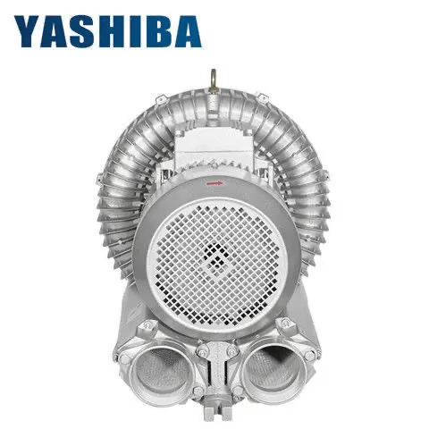 YASHIBA高压漩涡风机鱼塘增氧机大功率工业污水曝气鼓风机真空泵