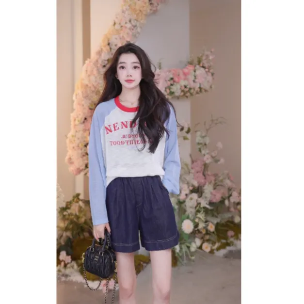 【小安老板】Basic House/百家好早秋新款字母针织衫B0824B58462