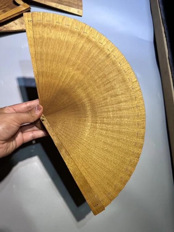 金丝小叶楠木扇子手工复古中国风折扇风扇扇面折叠扇纸扇宣纸舞扇