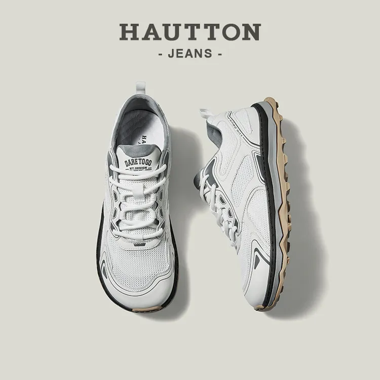 时尚男鞋跑鞋运动鞋百搭休闲透气户外跑步网鞋男士网鞋931XB4148