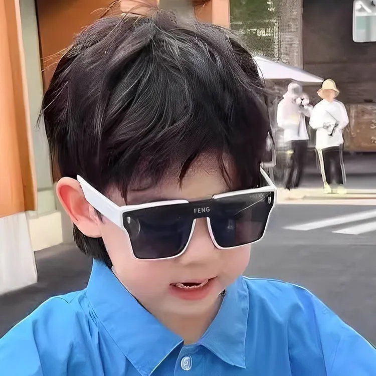 潮韩版儿童男童儿太阳眼镜潮酷时尚潮流男孩街舞走秀防紫外线眼镜