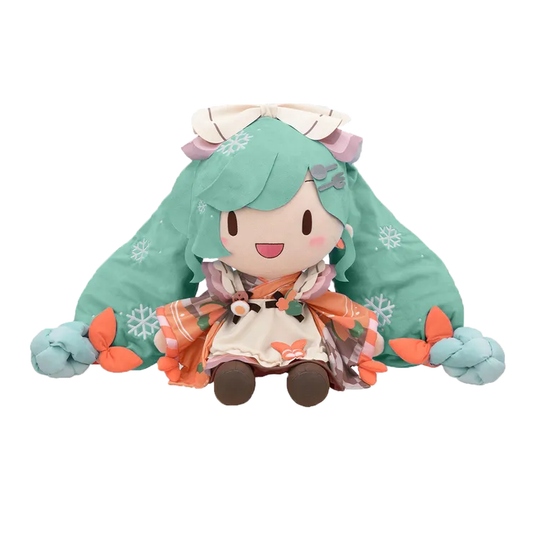 【折扣秒杀】世嘉VOCALOID 初音未来 雪未来2024 Fuwa 超大毛绒玩偶