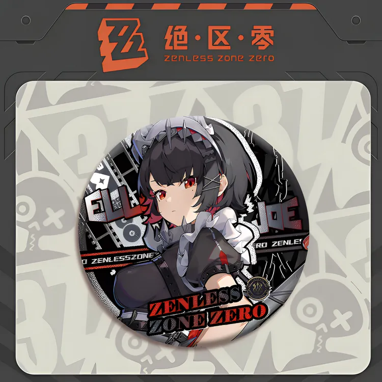 绝区零双闪吧唧徽章艾莲乔鲨鱼妹星见雅大号75mm58mm周边动漫角色