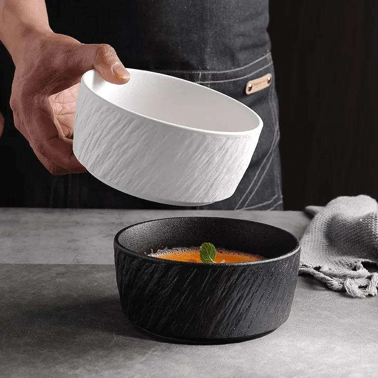 简约陶瓷碗家用米饭碗汤碗早餐碗轻奢高颜值餐具泡面碗甜品碗