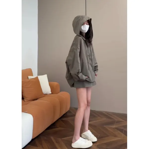 秋霞春老钱风松弛感慵懒夏百搭休闲宽松独特设计套装轻薄两件套