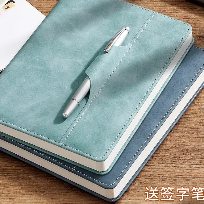 唐门1/【A5羊巴皮笔记本】超厚软皮商务办公学生考研记事加大日记本