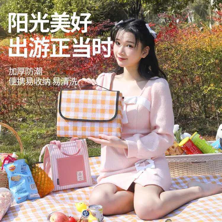 防潮野餐垫户外露营防水加厚便携折叠亲子热卖推荐郊游坐垫便携式