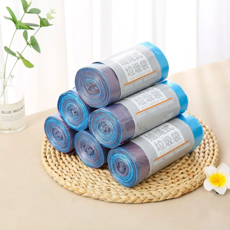 15只宿舍加大亚洲家用大号收口卷装塑料垃圾袋点断式塑料袋一次性