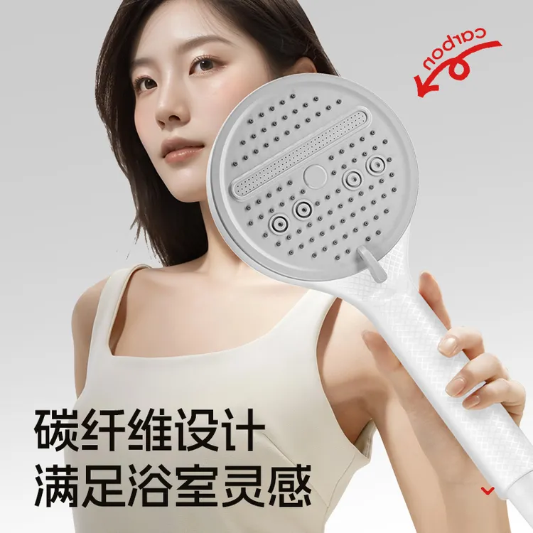 陶市增压花洒淋浴喷头浴室超强加压洗澡浴霸特大高压卫浴莲蓬头