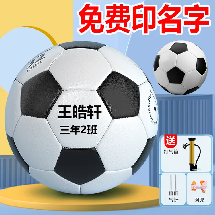 5号儿童足球中小学生专用球幼儿园4号初中训练比赛耐磨免费印名字