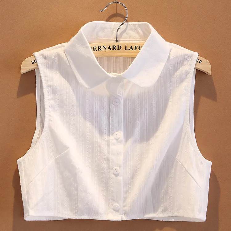 假百搭假领衬衫装饰领荷叶边假装饰领立领配毛衣领韩版碎花