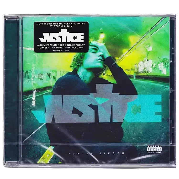 贾斯汀比伯 JUSTIN BIEBER JUSTICE 原版贾斯丁比伯 CD 2021专辑
