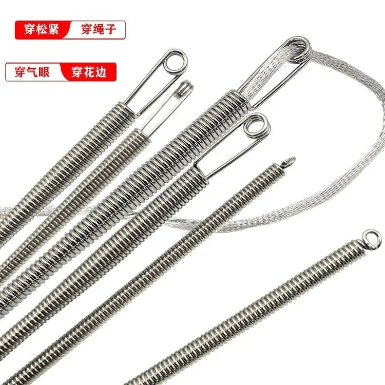 可弯折穿绳工具多功能弹簧穿眼器皮筋穿穿花边织带辅助器神器新款