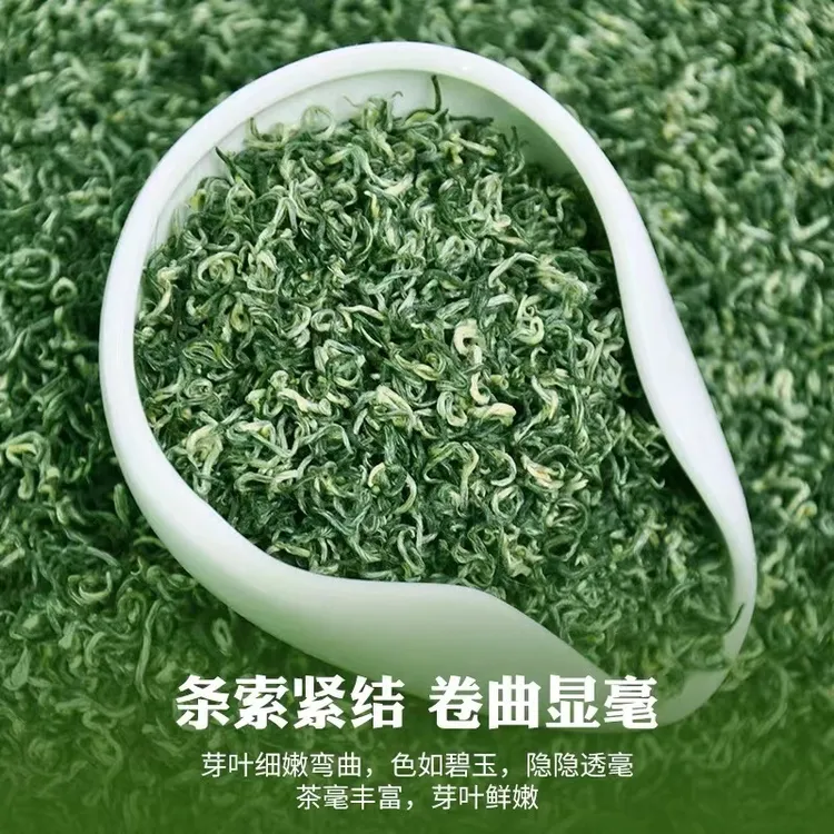 正宗碧螺春绿茶春茶明前茶高山茶炒青绿茶栗香耐泡125g支持试喝