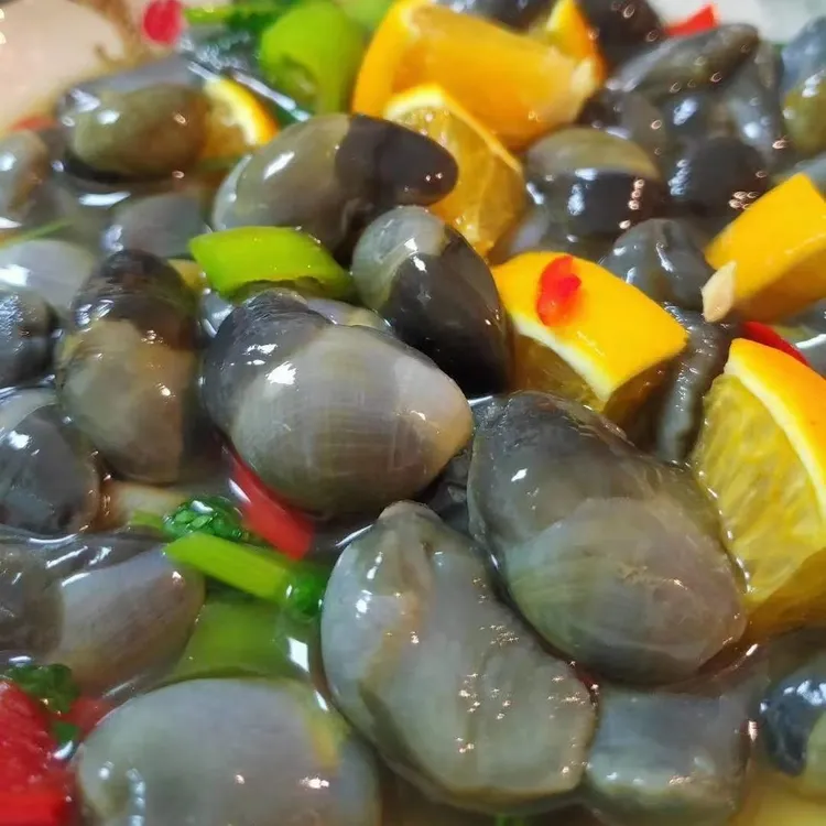 丹东市东港市特产网红即食海鲜橙子味无沙泥螺1000克包邮