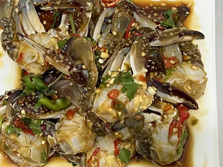 顺丰冷链直邮生呛梭子蟹450g即食海鲜
