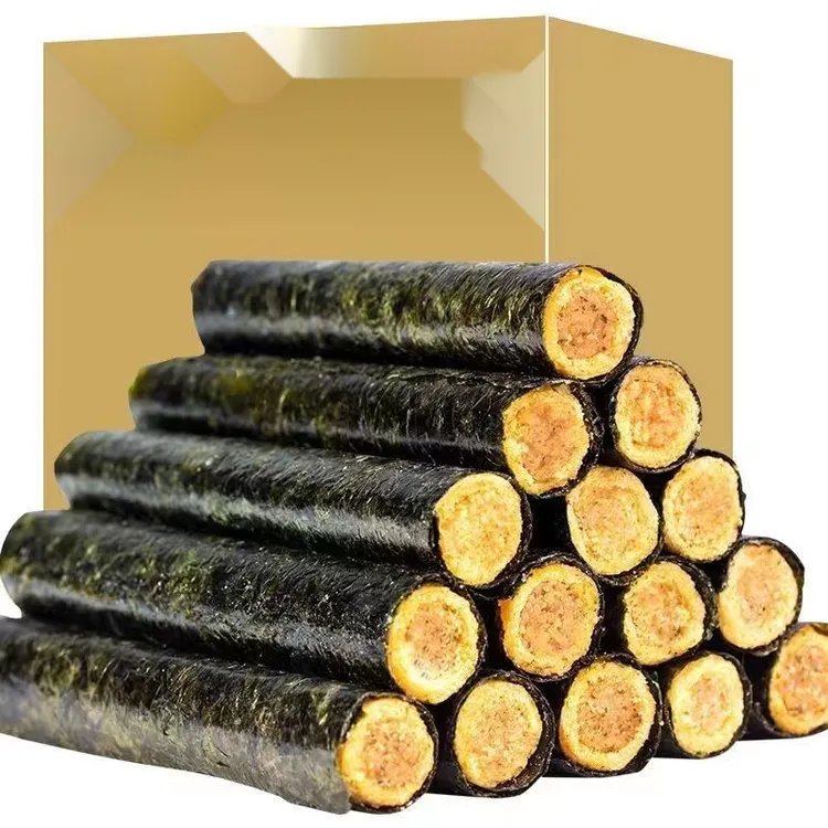 肉松卷海苔夹心脆蛋卷休闲食品零食小吃营养整批发黄笋0g