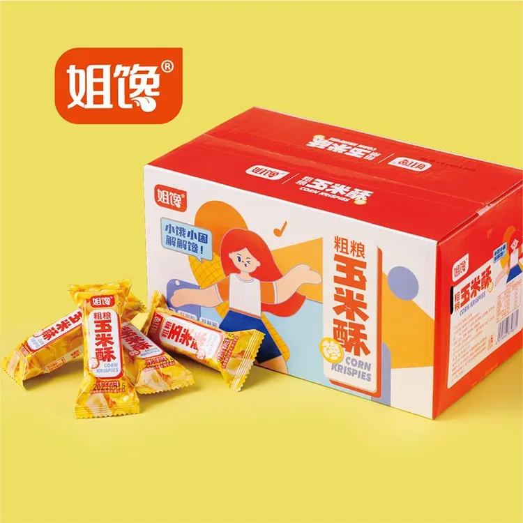姐馋粗粮玉米酥非油炸网红款糕点怀旧办公室零食休闲食品笋1g