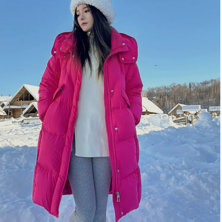 9118泡芙云朵超轻时尚洋气羽绒服女款网红爆款冬季保暖加厚连帽