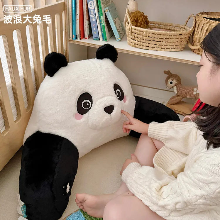 玩偶靠枕床头软包大靠背飘窗靠垫腰部支撑居家沙发四季靠背垫加大
