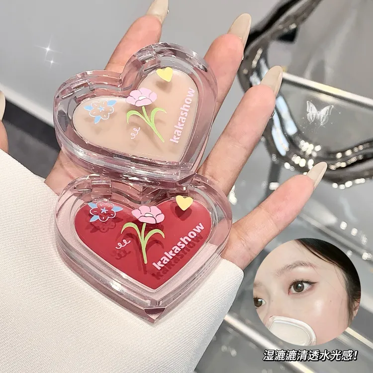 kakashow多用水光膏腮红光泽水润修饰轮廓高光提亮纯欲奶