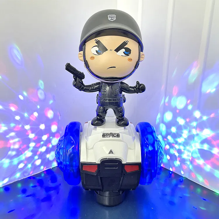 儿童1一2-3周岁电动特技平衡车玩具小男孩4到6男女童5岁宝宝益智