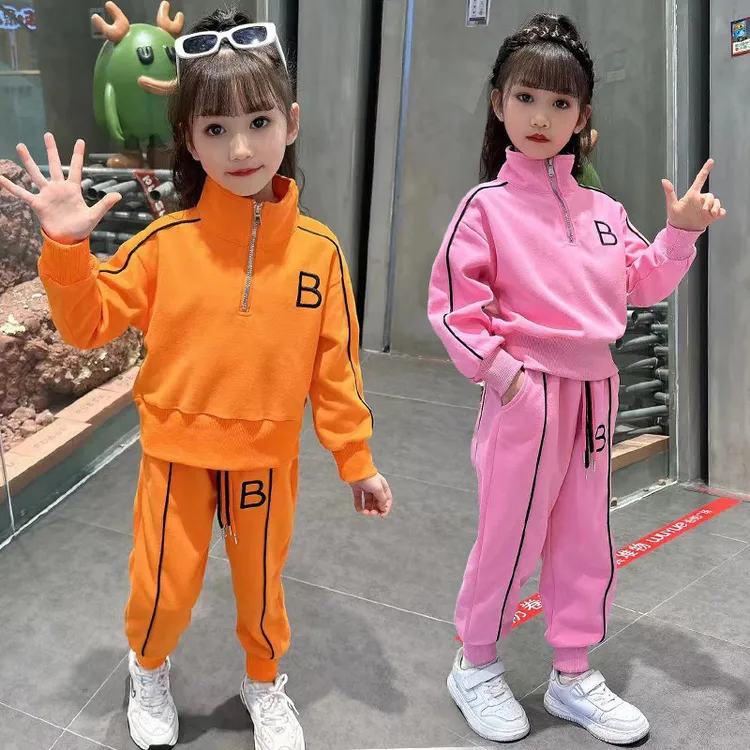 【2024新款】韩版洋气外穿春装儿童休闲装小女孩运动童装科学实验