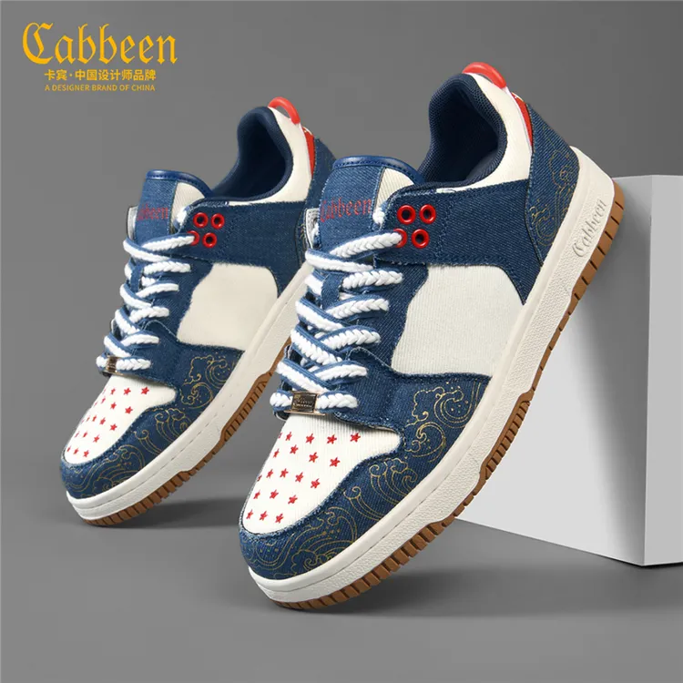 卡宾男鞋休闲板鞋男秋季新款潮牌运动鞋男士国潮复古小众潮鞋百搭