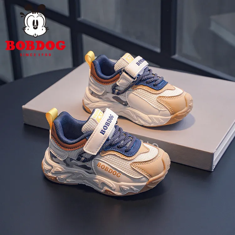 巴布豆儿童鞋子男童3到6岁秋冬款男孩运动鞋新款小童宝宝机能跑鞋