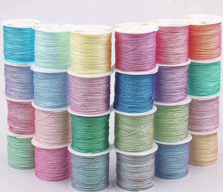 6股幻彩线30种颜色可任意搭配颜色