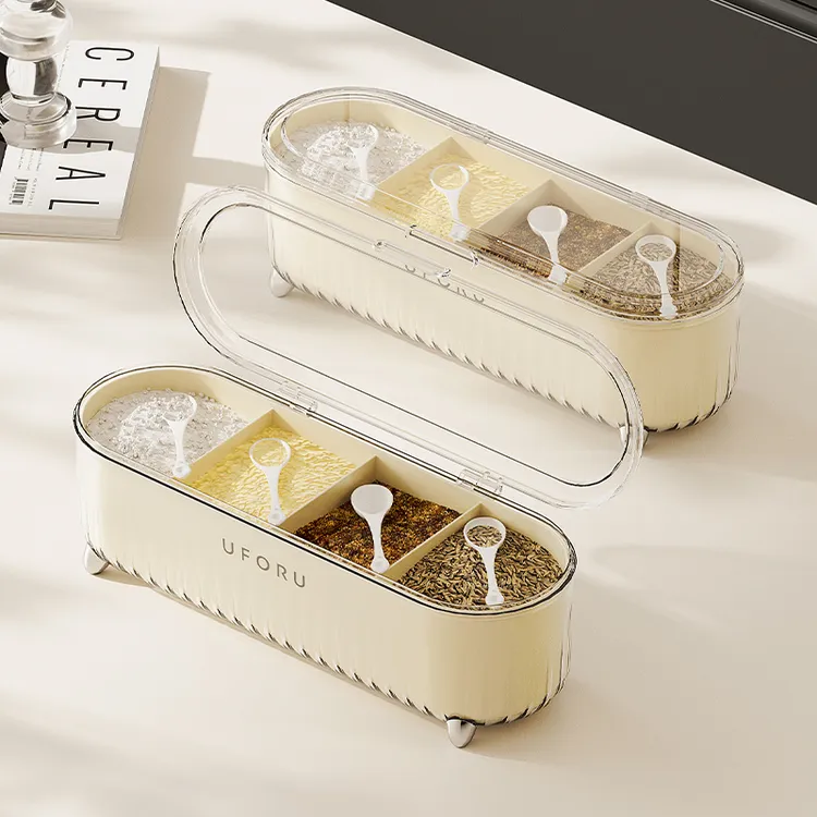 调料盒家用厨房调料罐组合套装一体多格盐味精胡椒收纳佐料调味罐