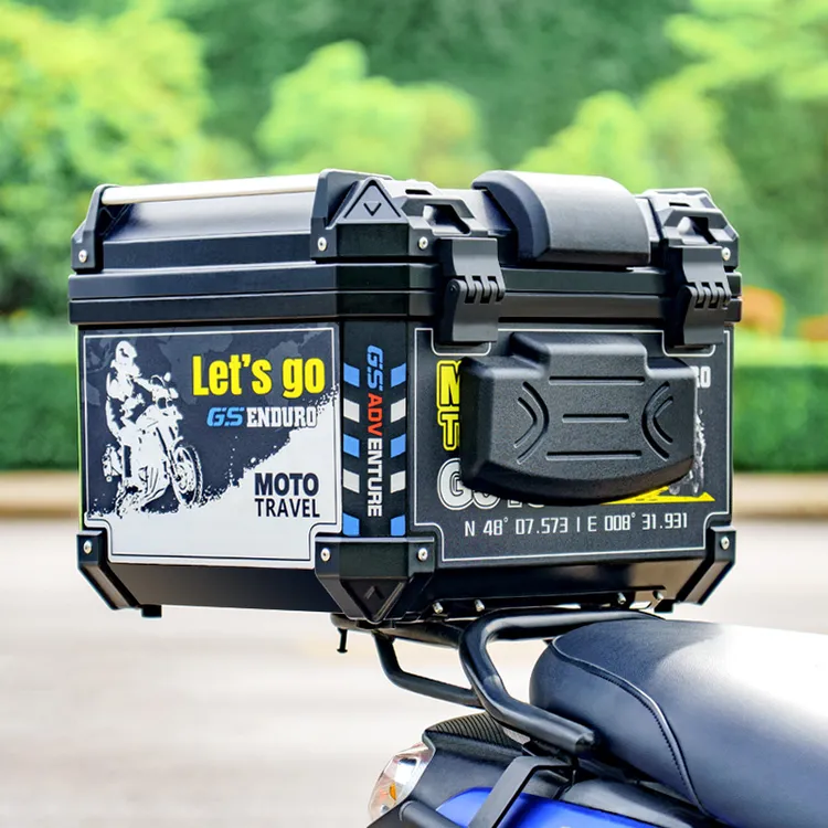 摩托车骑行后备超大尾箱小牛n1s电动瓶车uy125踏板箱容量工具通用