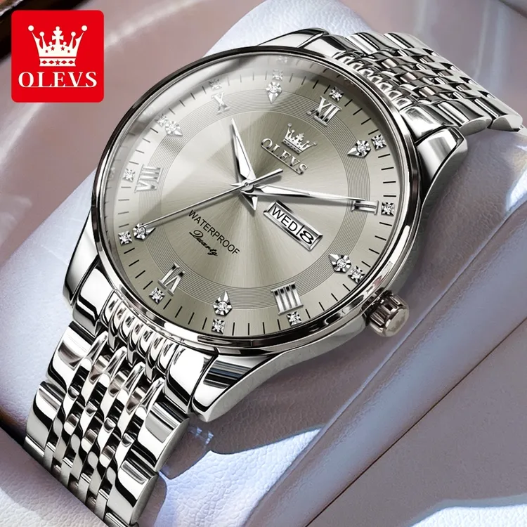 品牌手表男士男款2025年高颜值推荐防水夜光中老年商务学生石英表商品图